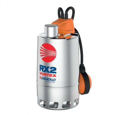 Дренажный насос для загрязненной воды Pedrollo RX-VORTEX из нержавеющей стали RXm 5/40 Дренажный насос для загрязненной воды Pedrollo RX-VORTEX из нержавеющей стали RXm 5/40