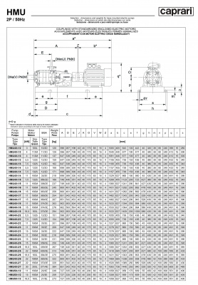 Горизонтальные секционные насосы высокого давления Caprari NMU 2000 Горизонтальные секционные насосы высокого давления Caprari NMU 2000