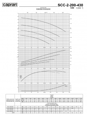 Горизонтальные насосы двустороннего входа Caprari SCC-2-200-430 1450 Горизонтальные насосы двустороннего входа Caprari SCC-2-200-430 1450