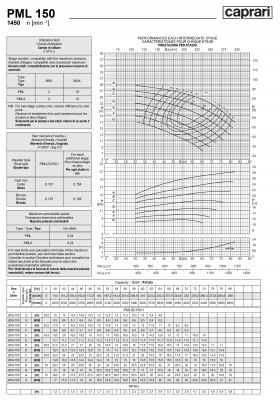 Горизонтальные многоступенчатые насосы высокого давления Caprari PML 150 1450 Горизонтальные многоступенчатые насосы высокого давления Caprari PML 150 1450