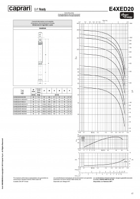 Скважинные насосы Caprari для воды с большим содержанием песка DESERT ENERGY E4XED20 Скважинные насосы Caprari для воды с большим содержанием песка DESERT ENERGY E4XED20