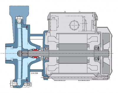 Поверхностный одноступенчатый насос Calpeda C 16/1E Поверхностный одноступенчатый насос Calpeda C 16/1E
