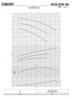 Одноступенчатые горизонтальные центробежные насосы Caprari NCDS 2P40-160 3450 Одноступенчатые горизонтальные центробежные насосы Caprari NCDS 2P40-160 3450