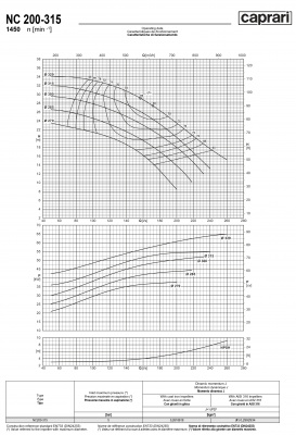 Одноступенчатые горизонтальные центробежные насосы Caprari NC 200-315 1450 Одноступенчатые горизонтальные центробежные насосы Caprari NC 200-315 1450