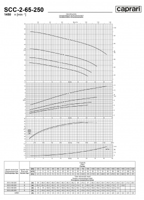 Горизонтальные насосы двустороннего входа Caprari SCC-2-65-250 1450 Горизонтальные насосы двустороннего входа Caprari SCC-2-65-250 1450