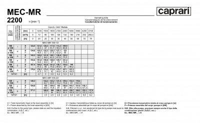 Горизонтальные многоступенчатые насосы Caprari MEC-MR 2200 Горизонтальные многоступенчатые насосы Caprari MEC-MR 2200