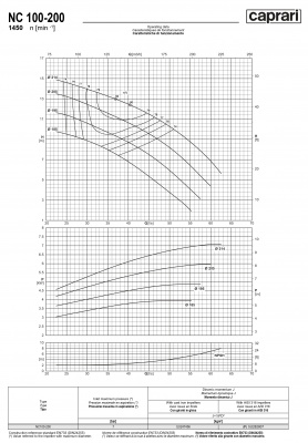Одноступенчатые горизонтальные центробежные насосы Caprari NC 100-200 1450 Одноступенчатые горизонтальные центробежные насосы Caprari NC 100-200 1450