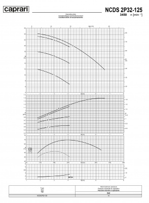 Одноступенчатые горизонтальные центробежные насосы Caprari NCDS 2P32-125 3450 Одноступенчатые горизонтальные центробежные насосы Caprari NCDS 2P32-125 3450