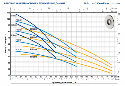 Центробежный многоступенчатый насос Pedrollo FCRm 90/6 с рабочим колесом из нержавеющей стали Центробежный многоступенчатый насос Pedrollo FCRm 90/6 с рабочим колесом из нержавеющей стали