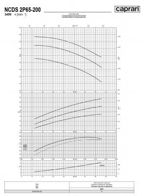 Одноступенчатые горизонтальные центробежные насосы Caprari NCDS 2P65-200 3450 Одноступенчатые горизонтальные центробежные насосы Caprari NCDS 2P65-200 3450