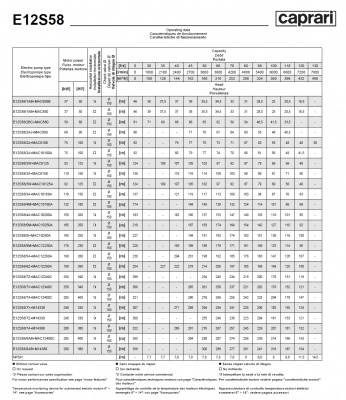 Погружные электродвигатели Caprari MAC E12S58 Погружные электродвигатели Caprari MAC E12S58
