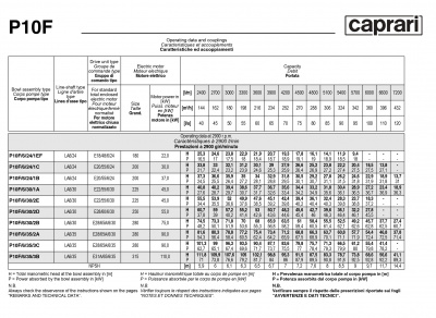 Вертикальные полупогружные насосы Caprari P10F Вертикальные полупогружные насосы Caprari P10F