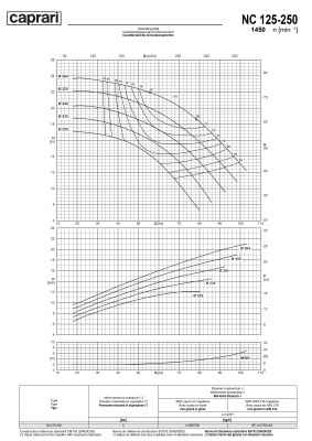 Одноступенчатые горизонтальные центробежные насосы Caprari NC 125-250 1450 Одноступенчатые горизонтальные центробежные насосы Caprari NC 125-250 1450