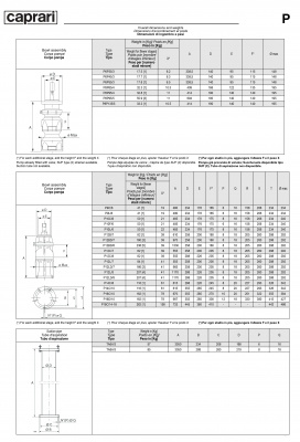 Вертикальные полупогружные насосы Caprari P10F Вертикальные полупогружные насосы Caprari P10F