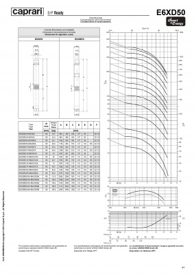 Скважинные насосы Caprari для воды с большим содержанием песка DESERT ENERGY E6XD50 Скважинные насосы Caprari для воды с большим содержанием песка DESERT ENERGY E6XD50