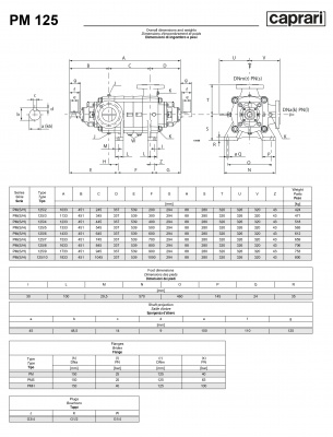 Горизонтальные многоступенчатые насосы высокого давления Caprari PM 125 2200 Горизонтальные многоступенчатые насосы высокого давления Caprari PM 125 2200