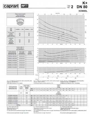 Погружные канализационные элктронасосы Caprari KCM080L Погружные канализационные элктронасосы Caprari KCM080L