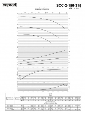 Горизонтальные насосы двустороннего входа Caprari SCC-2-150-315 1450 Горизонтальные насосы двустороннего входа Caprari SCC-2-150-315 1450