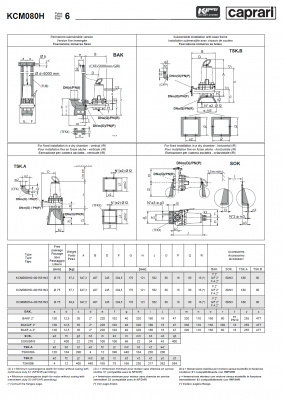 Погружные канализационные элктронасосы Caprari KCM080H Погружные канализационные элктронасосы Caprari KCM080H