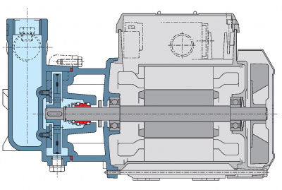 Поверхностный одноступенчатый насос Calpeda B-CA 90/A Поверхностный одноступенчатый насос Calpeda B-CA 90/A