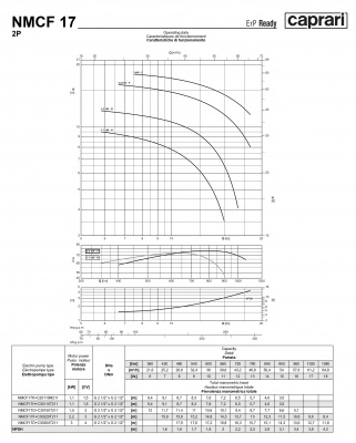 Поверхностные одноступенчатые консольно-моноблочные насосы Caprari NMCF 17