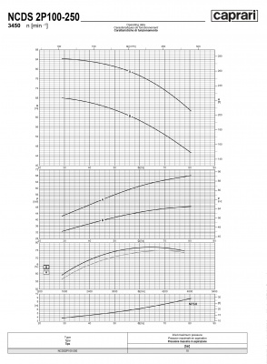 Одноступенчатые горизонтальные центробежные насосы Caprari NCDS 2P100-250 3450 Одноступенчатые горизонтальные центробежные насосы Caprari NCDS 2P100-250 3450