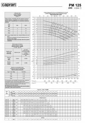 Горизонтальные многоступенчатые насосы высокого давления Caprari PM 125 2000 Горизонтальные многоступенчатые насосы высокого давления Caprari PM 125 2000