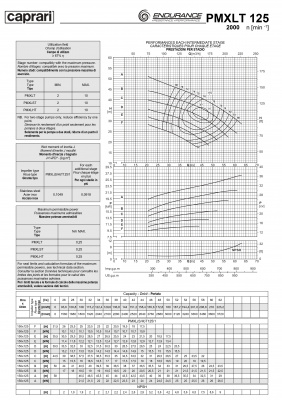 Горизонтальные секционные насосы высокого давления Caprari PMXLT 125 2000 из нержавеющей стали