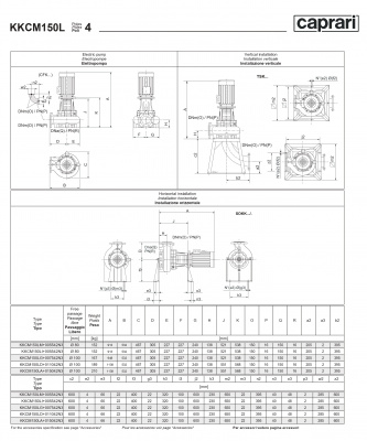 Сухая установка фекального насоса Caprari K-KOMPACT 4 DN 150 KKCM150L Сухая установка фекального насоса Caprari K-KOMPACT 4 DN 150 KKCM150L