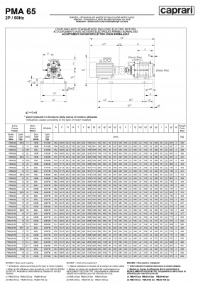 Горизонтальные многоступенчатые насосы высокого давления Caprari PMA 65 2900 Горизонтальные многоступенчатые насосы высокого давления Caprari PMA 65 2900