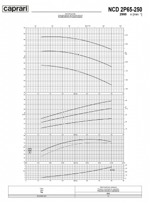 Одноступенчатые горизонтальные центробежные насосы Caprari NCD 2P65-250 2900 Одноступенчатые горизонтальные центробежные насосы Caprari NCD 2P65-250 2900