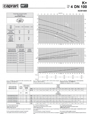 Погружные канализационные элктронасосы Caprari KCW100H Погружные канализационные элктронасосы Caprari KCW100H