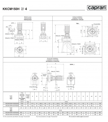 Сухая установка фекального насоса Caprari K-KOMPACT 4 DN 150 KKCM150H Сухая установка фекального насоса Caprari K-KOMPACT 4 DN 150 KKCM150H
