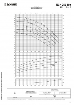 Одноступенчатые горизонтальные центробежные насосы Caprari NCH 250-500 950 Одноступенчатые горизонтальные центробежные насосы Caprari NCH 250-500 950