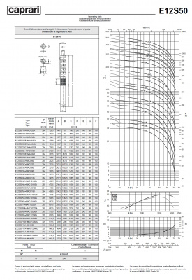 Погружные электродвигатели Caprari MAC E12S50 Погружные электродвигатели Caprari MAC E12S50