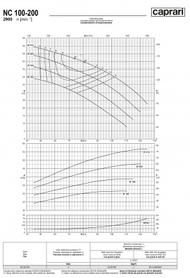 Одноступенчатые горизонтальные центробежные насосы Caprari NC 100-200 2900 Одноступенчатые горизонтальные центробежные насосы Caprari NC 100-200 2900