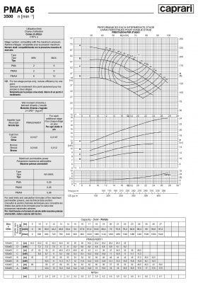Горизонтальные многоступенчатые насосы высокого давления Caprari PMA 65 3500 Горизонтальные многоступенчатые насосы высокого давления Caprari PMA 65 3500