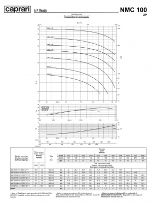 Поверхностные одноступенчатые консольно-моноблочные насосы Caprari NMC 100 2P Поверхностные одноступенчатые консольно-моноблочные насосы Caprari NMC 100 2P