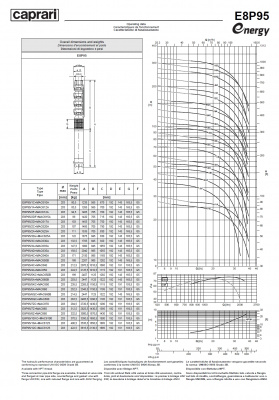 Погружные электродвигатели Caprari MAC E8P95 Погружные электродвигатели Caprari MAC E8P95