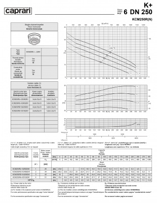 Погружные канализационные элктронасосы Caprari KCM250R(N) Погружные канализационные элктронасосы Caprari KCM250R(N)