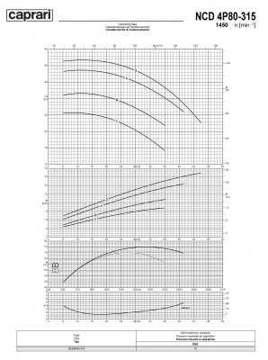 Одноступенчатые горизонтальные центробежные насосы Caprari NCD 4P80-315 1450 Одноступенчатые горизонтальные центробежные насосы Caprari NCD 4P80-315 1450