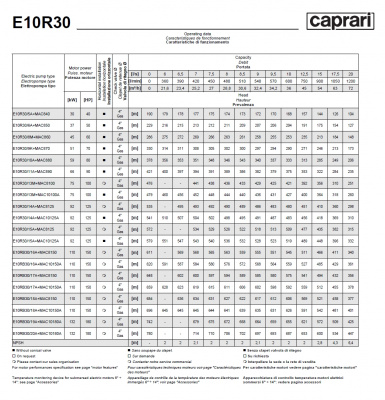 Погружные электродвигатели Caprari MAC E10R30 Погружные электродвигатели Caprari MAC E10R30