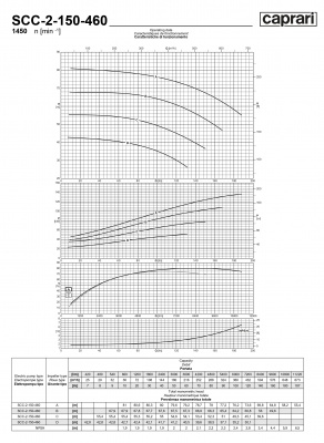 Горизонтальные насосы двустороннего входа Caprari SCC-2-150-460 1450 Горизонтальные насосы двустороннего входа Caprari SCC-2-150-460 1450