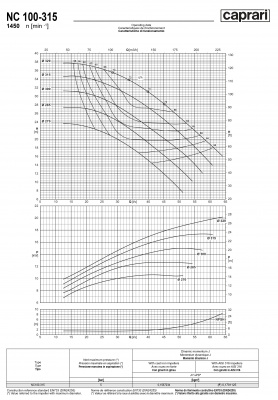 Одноступенчатые горизонтальные центробежные насосы Caprari NC 100-315 1450 Одноступенчатые горизонтальные центробежные насосы Caprari NC 100-315 1450