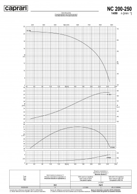 Одноступенчатые горизонтальные центробежные насосы Caprari NC 200-250 1450 Одноступенчатые горизонтальные центробежные насосы Caprari NC 200-250 1450