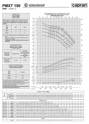 Горизонтальные секционные насосы высокого давления Caprari PMXT 150 2000 из нержавеющей стали Горизонтальные секционные насосы высокого давления Caprari PMXT 150 2000 из нержавеющей стали