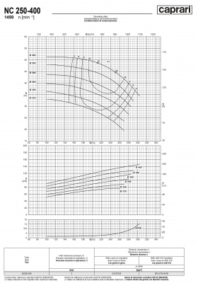 Одноступенчатые горизонтальные центробежные насосы Caprari NC 250-400 1450 Одноступенчатые горизонтальные центробежные насосы Caprari NC 250-400 1450