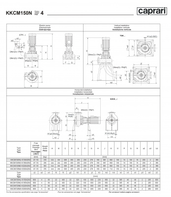 Сухая установка фекального насоса Caprari K-KOMPACT 4 DN 150 KKCM150N Сухая установка фекального насоса Caprari K-KOMPACT 4 DN 150 KKCM150N