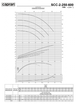 Горизонтальные насосы двустороннего входа Caprari SCC-2-250-600 1450 Горизонтальные насосы двустороннего входа Caprari SCC-2-250-600 1450