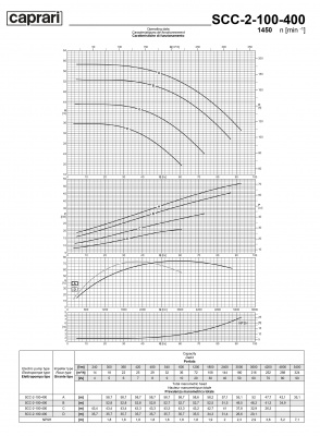Горизонтальные насосы двустороннего входа Caprari SCC-2-100-400 1450 Горизонтальные насосы двустороннего входа Caprari SCC-2-100-400 1450